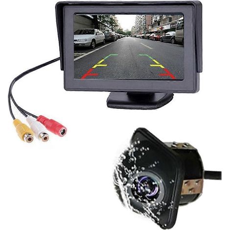 Caméra de recul pour voiture avec écran de stationnement 4,3 pouces -920 (1/5)