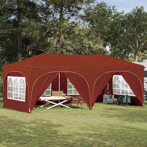 Carpa Plegable para Fiestas Terracota 575 x 288 x 245 cm