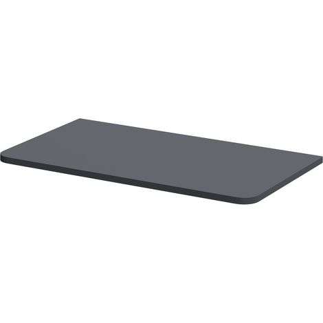 Vela Satin Anthracite 810mm x 450mm x 18mm MFC Laminate Worktop