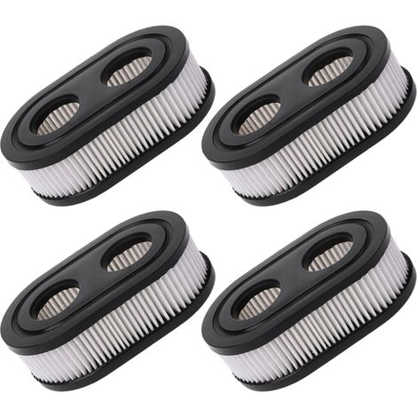 Filtre À Air Tondeuse À Gazon - 110 x 68 x 35 mm - 2 Trous Ø28 mm - Compatible Moteurs Briggs & Stratton Série 550E 550EX 575EX 09P000 - 4 Pièces