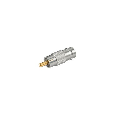 Microconnect RCA - BNC, M/F Silber - Kabeladapter (M/F, RCA, BNC, Stecker/Buchse, Silber) (1/2)