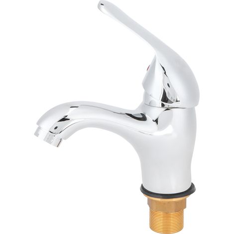 Robinet de cuisine G1/2 en cuivre avec eau chaude et froide pour lavabo, meuble de salle de bain, toilettes