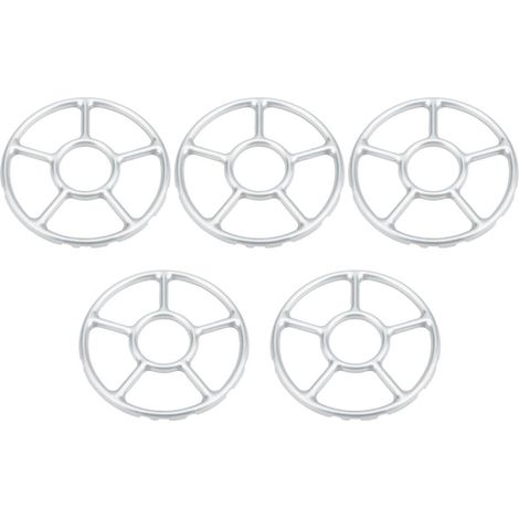 Juego de 5 salvamanteles metálicos antideslizantes  para cocinas de gas, woks y cacerolas - Accesorio multifuncional