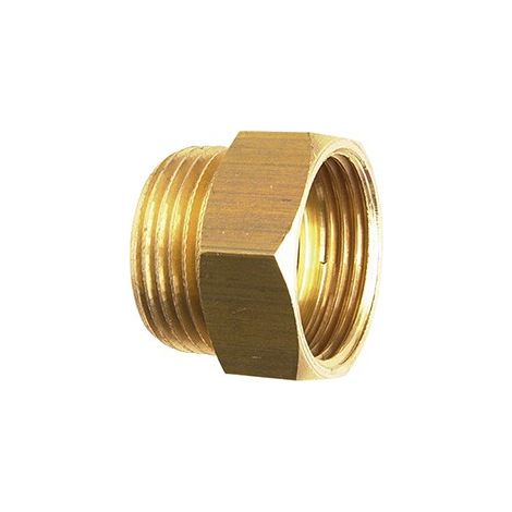 Mamelon égal laiton M/F - D40x49mm 1"1/2