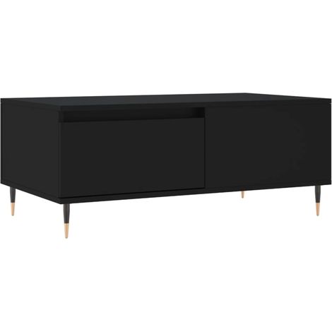 Maison Exclusive - Couchtisch Schwarz 90x50x36,5 cm Holzwerkstoff