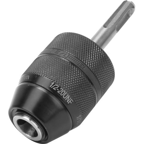 Mandrin auto-serrant électrique 2-13mm, filetage 1/2-20UNF, convertisseur pour mandrin SDS, adaptateur et mandrin perceuse, outillage bricolage, fixation rapide sans clé. (1/4)