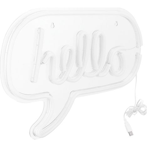 Helle LED-USB-Neonleuchte für Schlafzimmer, Partys und Festivals – Innovative Wandleuchte, Geschenkidee, moderne Ambientebeleuchtung (1/5)