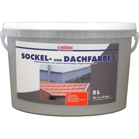 Wilckens Sockel-&Dachfarbe Steingrau matt 5l 13373000090