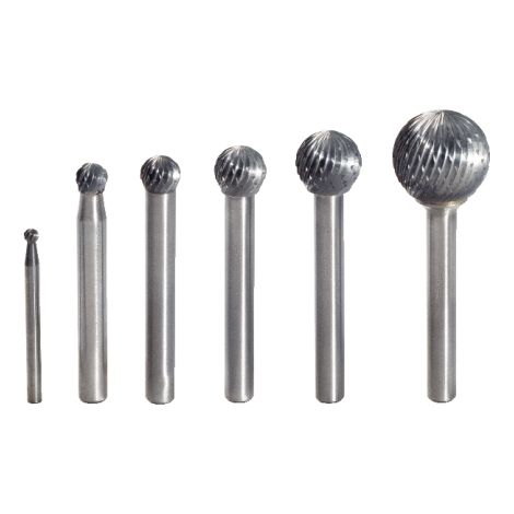 KS Tools 515.3281 Frässtift Hartmetall   Länge 38.5 mm Produktabmessung, Ø 3 mm