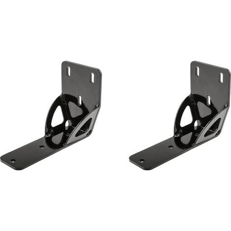 Convient pour deux poteaux de support d'auvent modèle 813402 de 50 mm de large - trous pré-percés de 8 mm avec goussets, neuf (1/5)