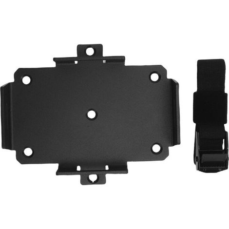 Support de batterie à cadre en aluminium, adapté aux petites batteries, avec sangle de fixation, compatible avec les batteries 12V 6-15AH et 6V 7-12AH, convient aux bateaux, véhicules tout-terrain et (1/5)
