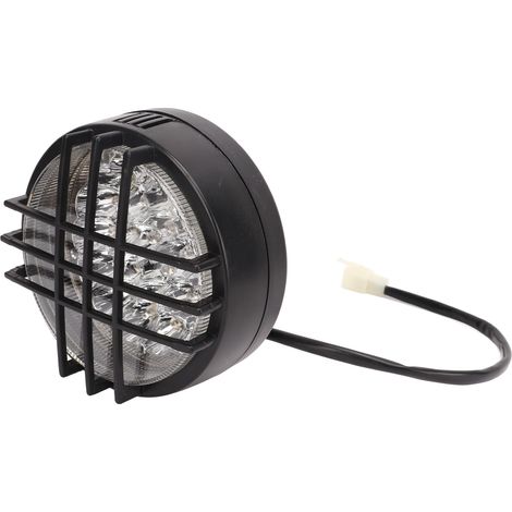 3-adriger, 12-V-LED-Offroad-Scheinwerfer mit Lampengittern, für 50ccm, 70ccm, 90ccm, 110ccm, 125ccm, 150ccm, 200ccm, Quads, Go-Karts und ATVs. (1/5)