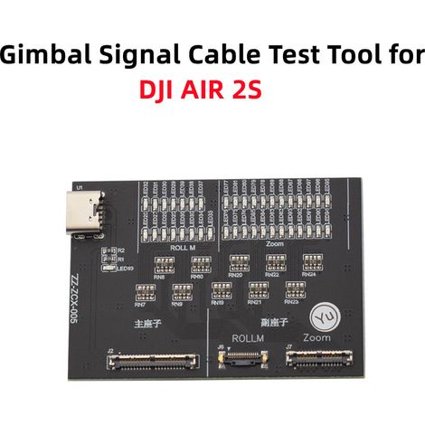 Carte de test pour câble de signal de caméra de nacelle DJI Mavic Air 2s carte de test pour câble coaxial de drone DJI Mavic Air 2s.