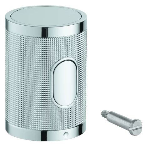 GROHE Mando de corte 49162, para termostato de ducha Grohtherm 1000 Performance, mando de caudal con GROHE EcoButton, cromo, 49162000
