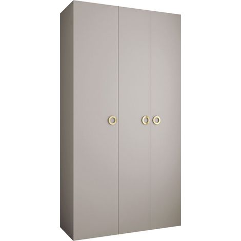 Armario Hartford 544, Cachemira, 246x130x52cm, Puertas de armario: Con bisagras, Número de estantes: 0