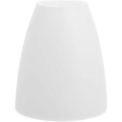 Abat Jour Plastique Blanc Simple Design Plat Avec Trou Central 42Mm Pour Lampe De Table Et Plafond DéCoration IntéRieure Maison (1/4)