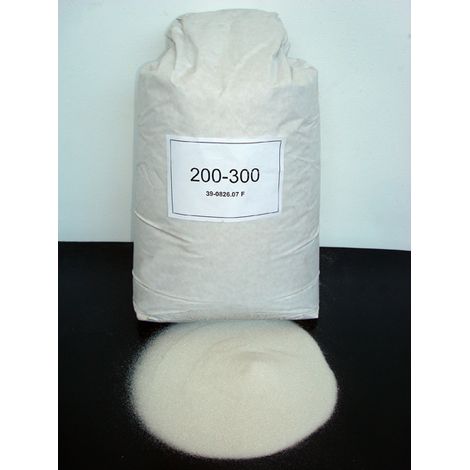 Graniglia 25 Kg microsfere vetro per sabbiatrice grana 200/300 abrasivo (1/2)