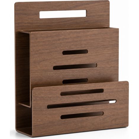 Walnut Kitchen Wall Shelf without Drilling Knife Rack 25 cm (1/5)