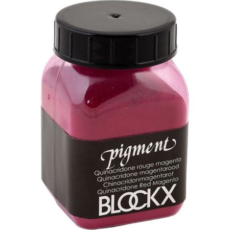 Pigment en poudre - Quinacridone rouge magenta - 100 - Blockx - Pot de 100g