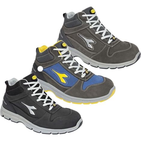 Utility Diadora Scarpa Antinfortunistica Run Mid S3S FO SR ESD Nero 40 (1/7)