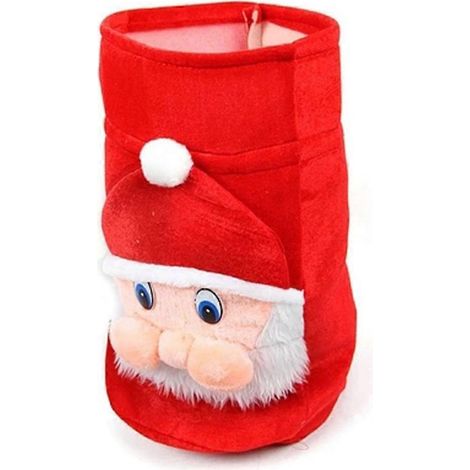 Weihnachtssüßigkeitentüte mit Weihnachtsmann-Kordelzug, kleine Geschenkartikel, Überraschungsbeutel