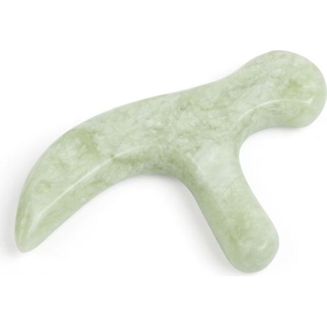 Outil de massage des pieds et d'acupression en jade naturel — Dispositif de soin et de soulagement des pieds (1/5)