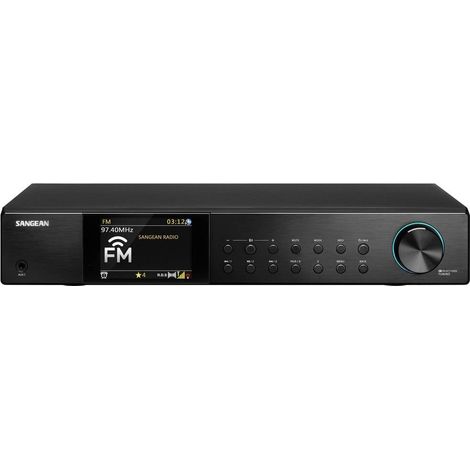 Sangean WFT-4 Tuner Hi-Fi pour radio Internet noir Bluetooth®, DAB+, radio Internet, WiFi (1/4)
