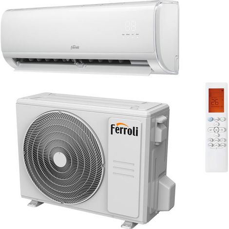 Ferroli Climatiseur Monosplit Giada S 9000 btu Inverter R32 Wi-Fi Classe A++ avec Support