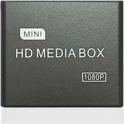 Lecteur multimédia Full HD 1080p avec lecteur vidéo et carte SD/MMC compatibles AV, USB et SD. (1/5)