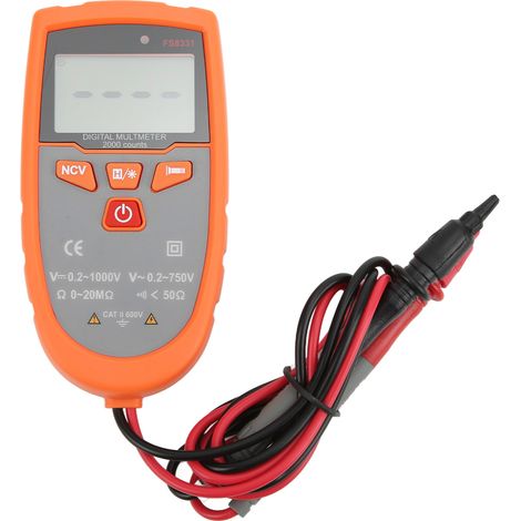 FS8331 Multimètre Numérique LCD Intelligent Portatif Testeur de Tension Courant pour Usage Industriel (1/5)