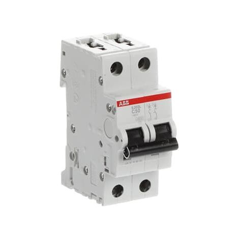 Disjoncteur ABB S202L 2P, 50A, pouvoir de coupure 6 kA ( Prix pour 1 )