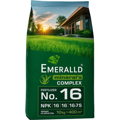 Engrais minéral Emerald Minerals n° 16 NPK 16-16-16 + 7S 10 kg
