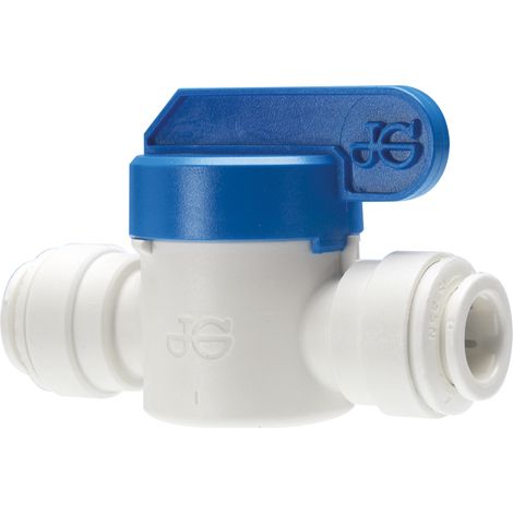 John Guest Speedfit 1/4" x 1/4" Push Fit Shut Off Valve (1/5)