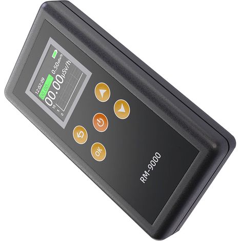 Détecteur de rayonnement nucléaire, compteur Geiger, moniteur de rayons X bêta-gamma, dosimètre radioactif professionnel avec alarme (1/5)