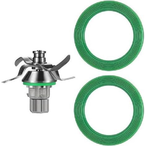 2 Pièces Bague d'étanchéité pour couteaux tm5/tm6 Bagues d'étanchéité pour couteaux mixeur Vorwerk Thermomix TM5 TM 6, joints en silicone (1/5)