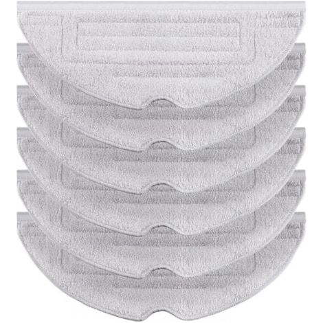 6pcs Serpillière pour Roborock S7 Pro Ultra S7 MaxV Ultra S7 Plus S7 Max Pièces de Rechange Accessoires pour Roborock S7 T7s T7s Plus Robot Aspirateur (1/5)