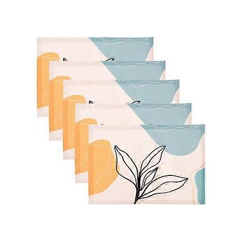 5er-Set Tischsets im nordischen Stil, dekorative Tischsets, kreative Becheruntersetzer