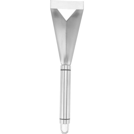 1 couteau à découper les fruits et légumes, couteau triangulaire rainuré en acier inoxydable, outil de cuisine ménager (1/5)