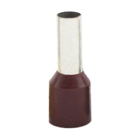 Pointes isolées section 1mm Rouge 50 pcs (1/2)