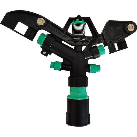 Arroseur de jardin rotatif automatique, arroseur télescopique pour gouttière, système d'arrosage rotatif à 360°, macaron (1/5)
