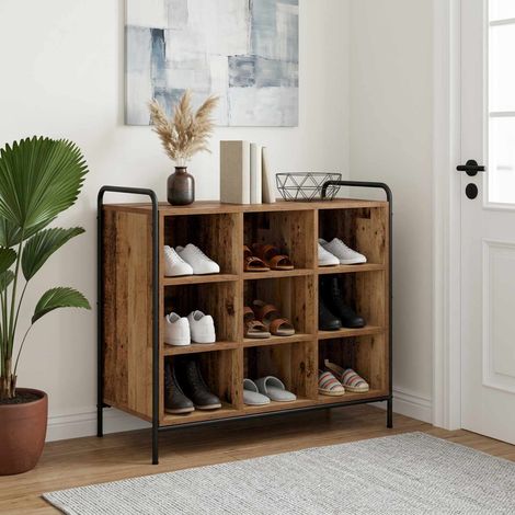 vidaXL Armario Zapatero 85 x 39,5 x 75 cm Madera de ingeniería (1/5)