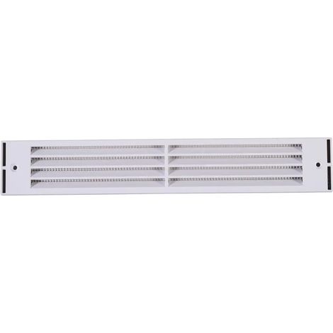 Pluggit Grille de ventilation en ASA pour solution d'embrasure 60 pour iconVent 160 / 170, blanc, ICV170AWK