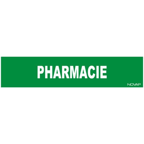 Panneau Pharmacie (texte) - Rigide 330x75mm - 4120607