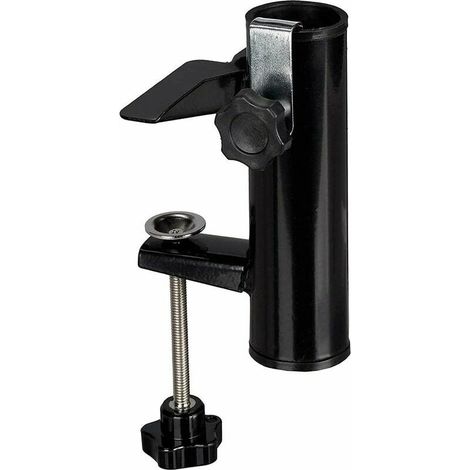 Support de parapluie de balcon, pince de fixation de Parasol de jardin, pince de support de parapluie de balcon de Table support de support décoratif de Parasol (1/5)