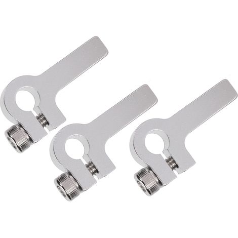 Kit de 3 supports de fixation pour arbre en aluminium avec filetage M4, accessoires pour robots 3403-0024-0006 (1/5)