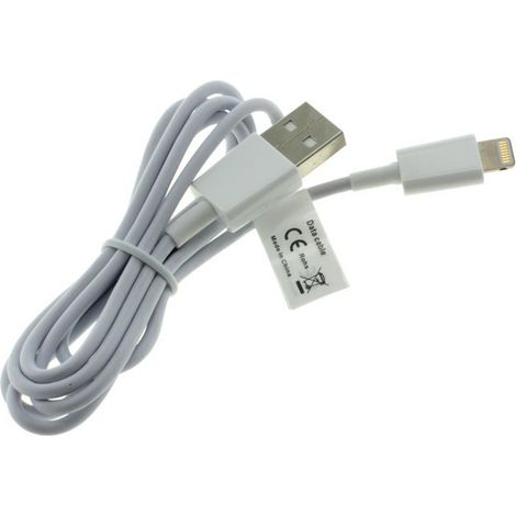 Trade-Shop USB Kabel Ladekabel Datenkabel auf Lightning Connector für Apple iPhone 5 5S 5C iPad 4 iPad Air iPod nano 7 iPod touch 5 16GB 32GB 64GB