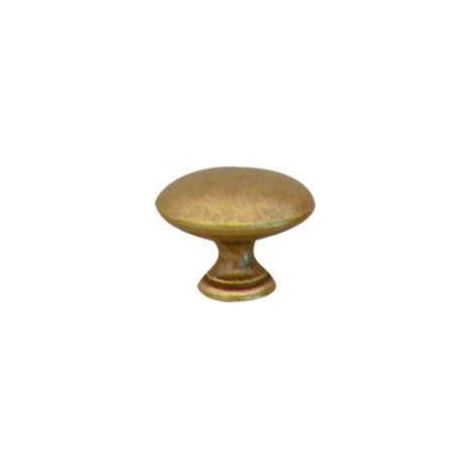 Ouvre&Déco – Bouton de porte et tiroir de meuble en laiton patiné de Ø30mm, ROND