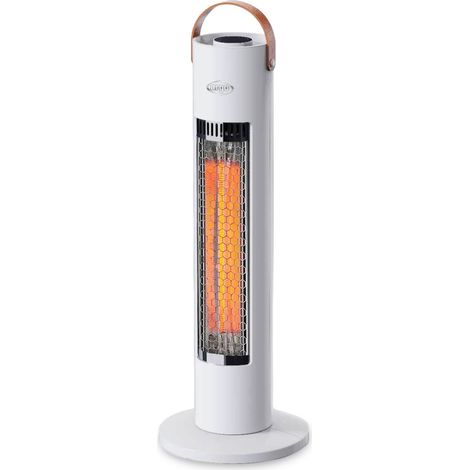 Argo STING Stufa Elettrica a Infrarossi Fibra di Carbonio 600W 2 Livelli di Potenza colore Bianco (1/2)