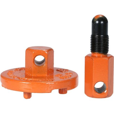 FOREHILL Outils De Demontage D\'Embrayage De Tronconneuse Outil De Demontage De Piece De Demontage De Volant D\'Embrayage D\'Arret De Piston Universel, Orange (1/4)