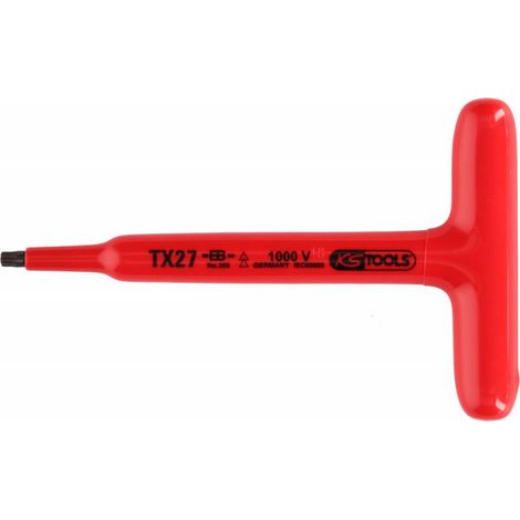 Clé mâle Torx à poignée en T avec revêtement isolant, T25, 160 mm